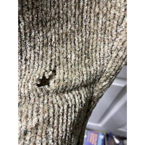 Croft & Barrow  Sweater Womens M Tan Soft Full Zip Mock Neck Cardigan - Picture 6 of 7